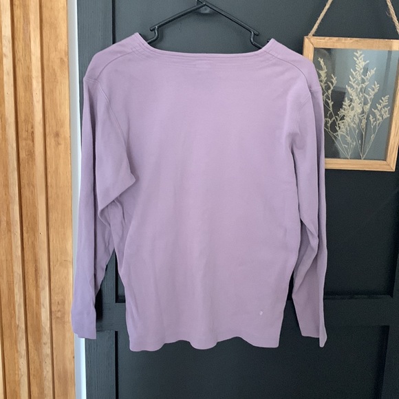 Vintage Peruvian Connection Pima Cotton Pullover LS Tee. Size S - Picture 2 of 6